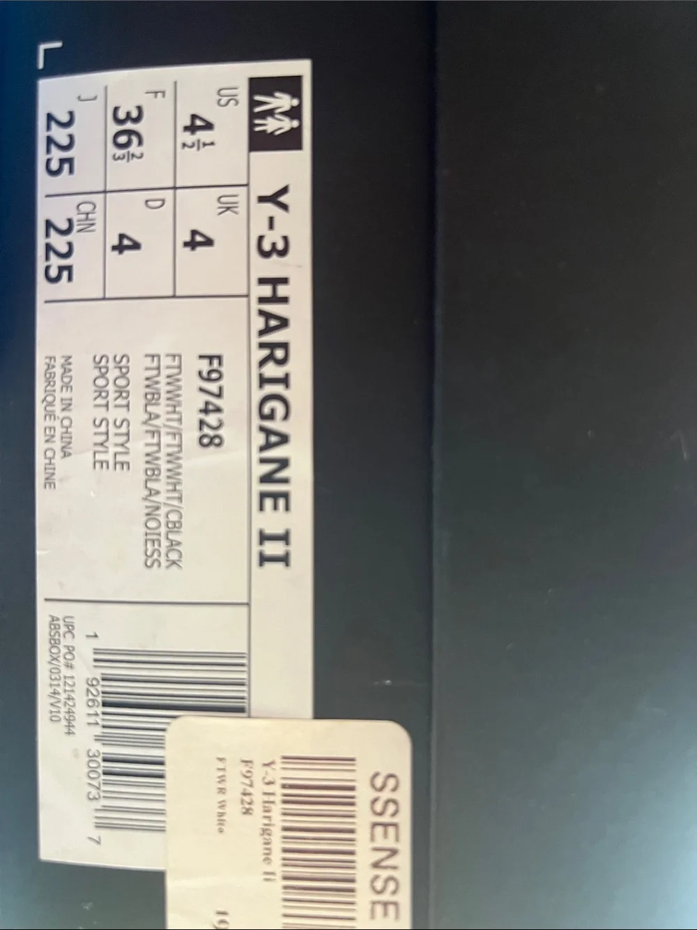 Y-3 used once
